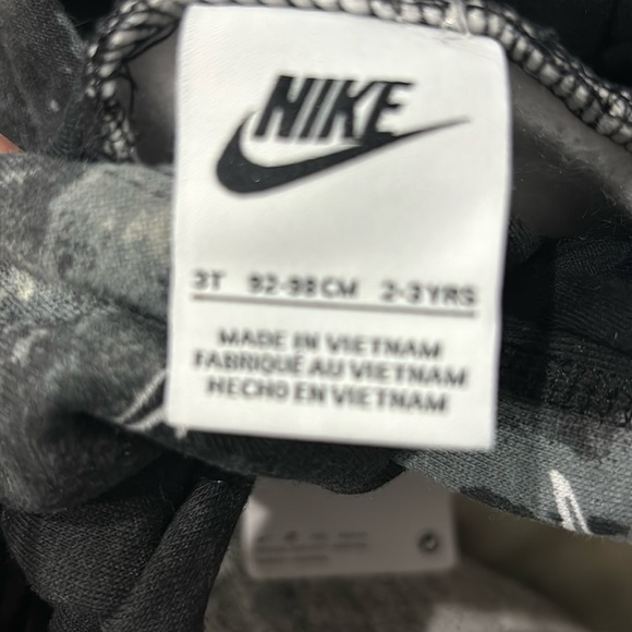 Nike boys super cool black grey check hoodie new with tag - Picture 5 of 5